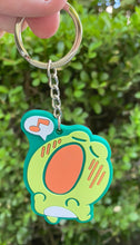 Load image into Gallery viewer, Froggy Rubber Keychain
