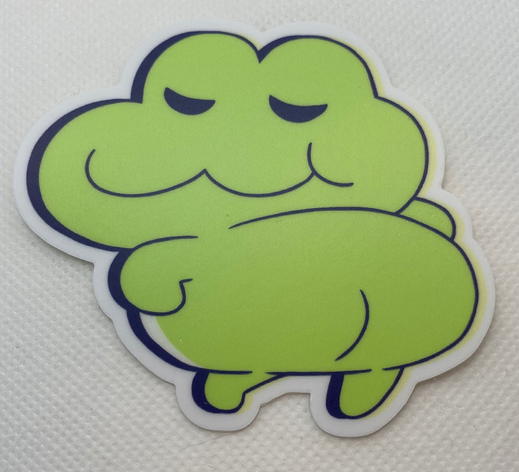 Froggy Booty Sticker