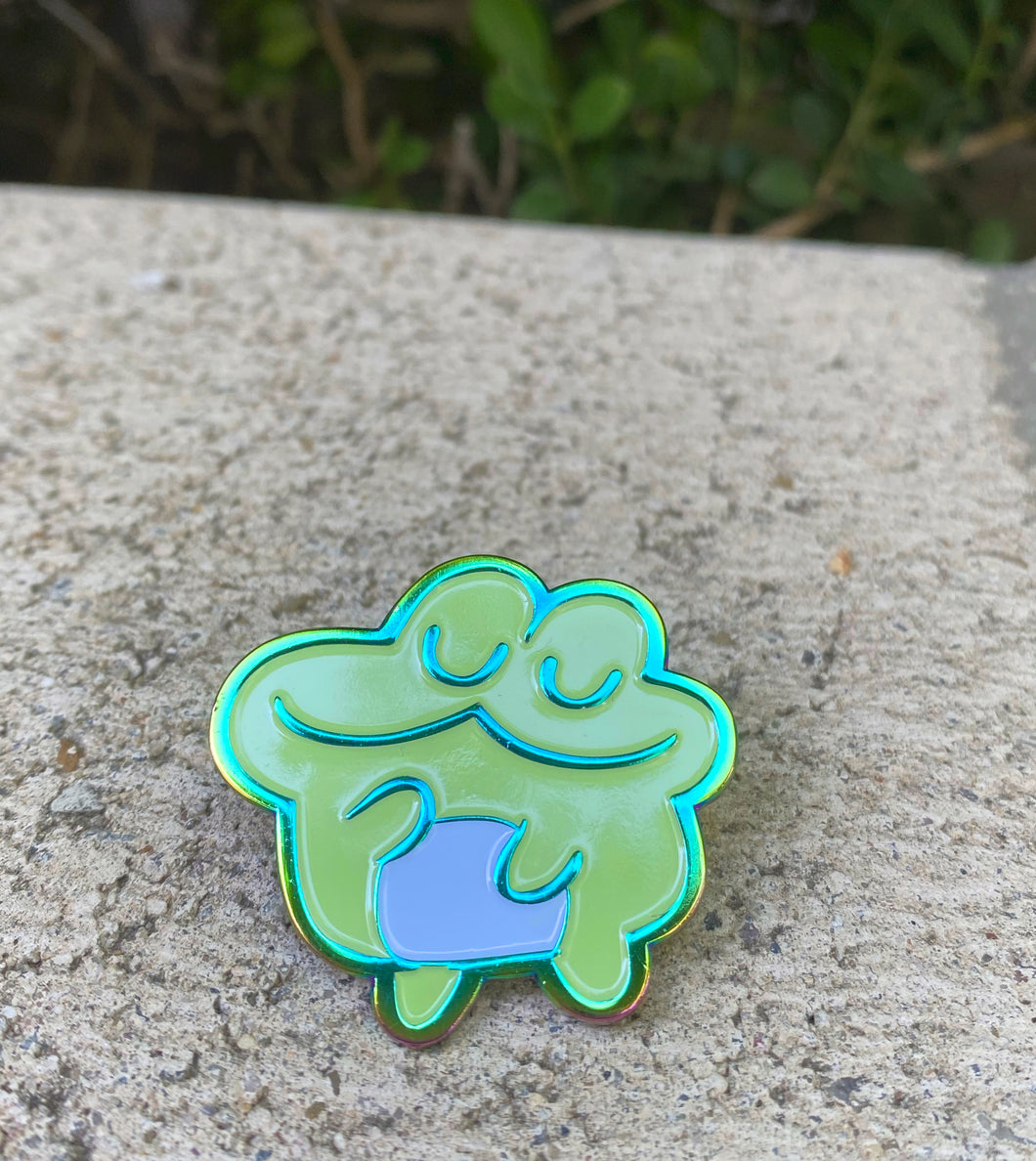 Froggy Rainbow Soft Enamel Pin